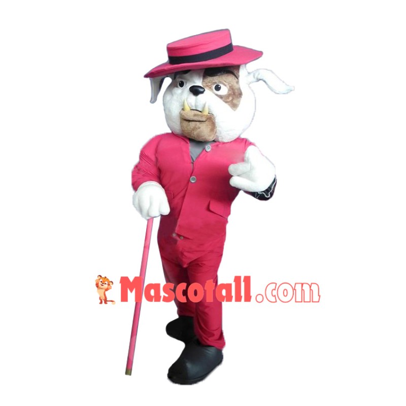 Gentleman's Bulldog Mascot Costume