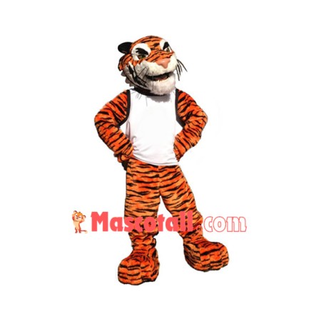 Superb Friendly Lightweight Tiger Mascot Costume