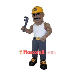 Power Builder Mascot Costume