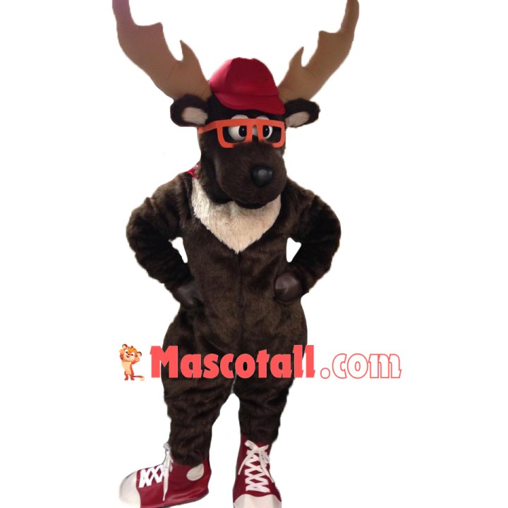 Superb Moose Mascot Costume