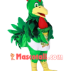 Green Chicken Mascot Costume