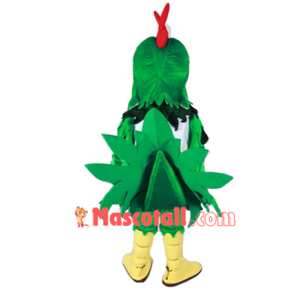 Green Chicken Mascot Costume