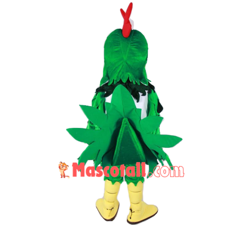 Green Chicken Mascot Costume