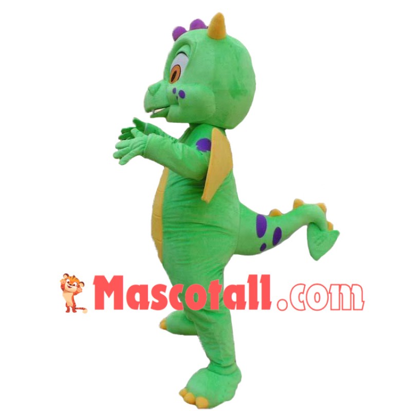 Affordable Green Dragon Mascot Costume