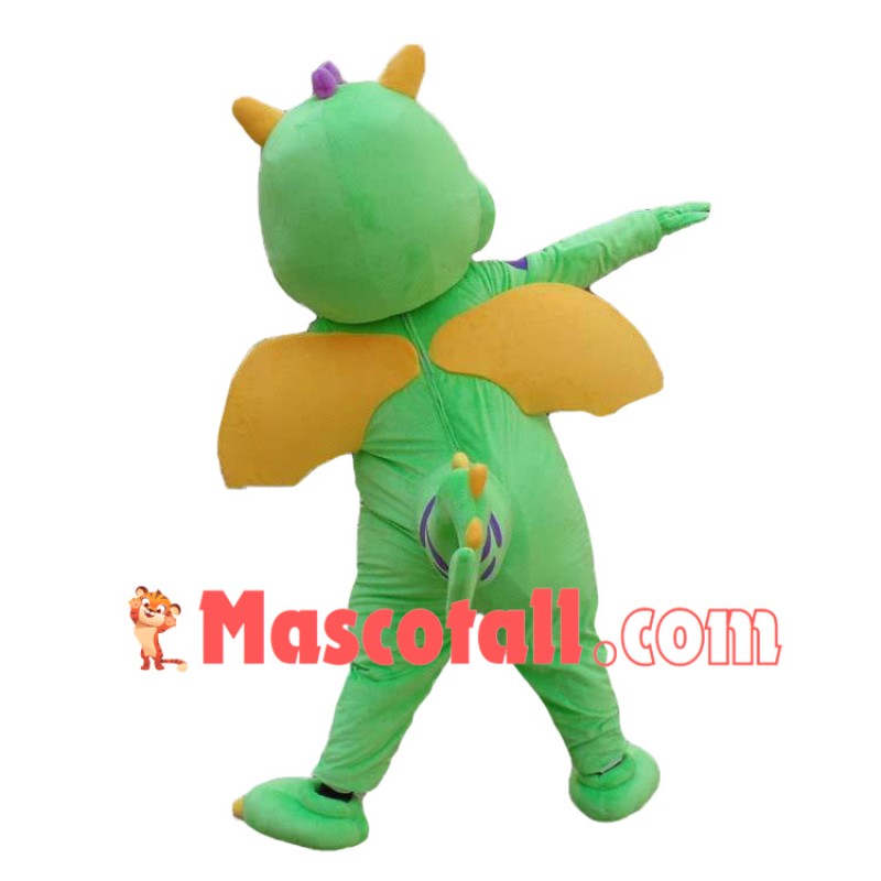 Affordable Green Dragon Mascot Costume