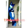 Blue Dog Fox Wolf Realistic Animal Mascot Costume