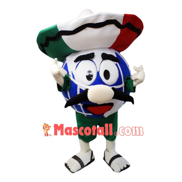 Mexico Theme Globe Mascot Costume