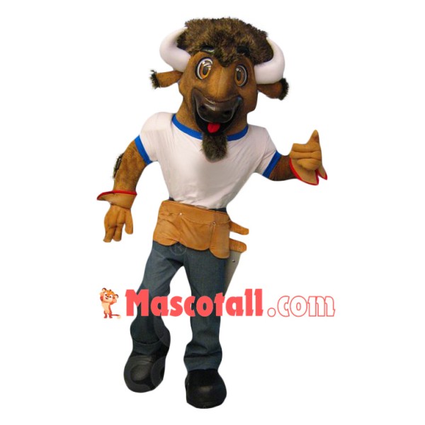 Superb Buffalo Mascot Costume