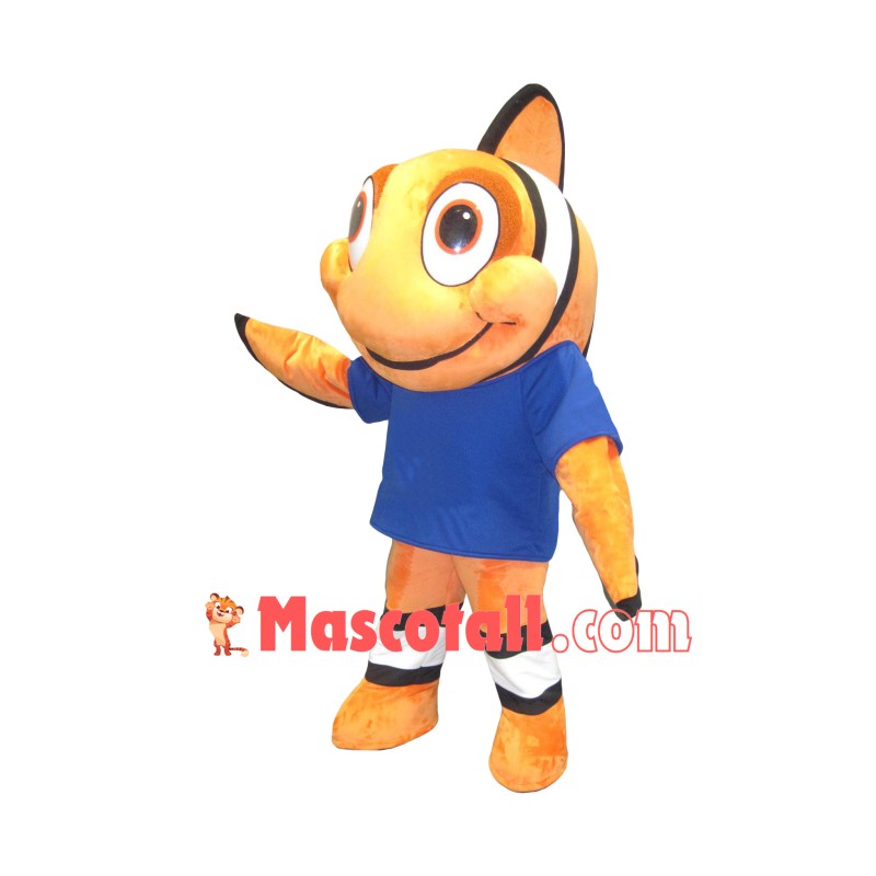 Superb Goldfish Mascot Costume