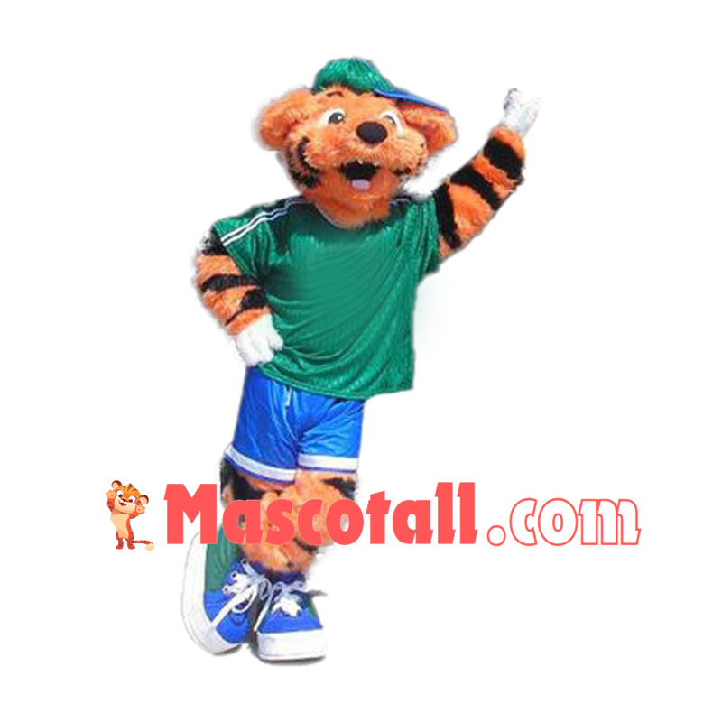 Young Sport Tiger Mascot Costume