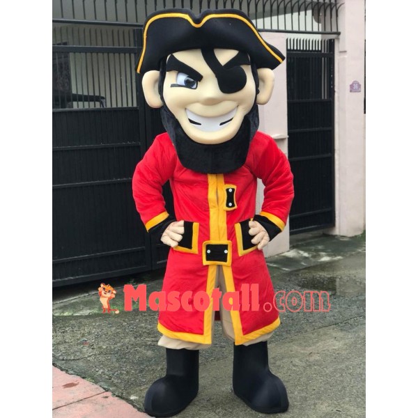 Superb Lightweight Pirate Mascot Costume