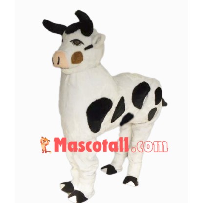 Two People Cow Mascot Costume