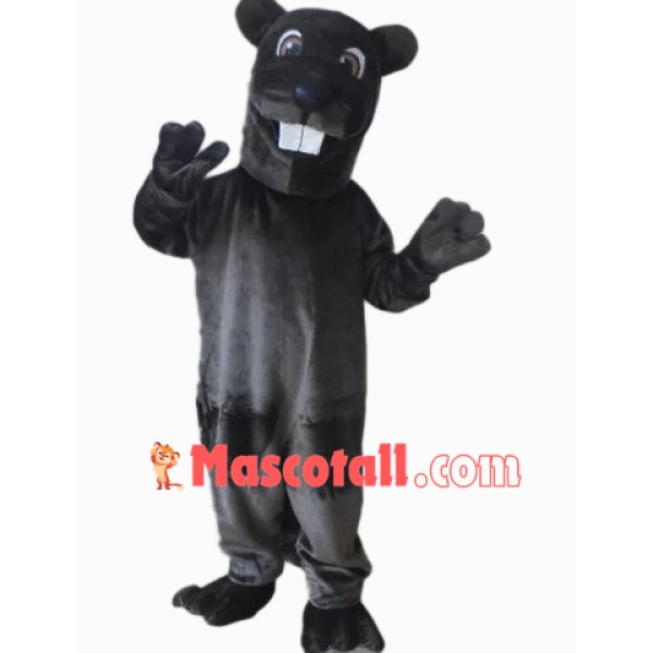 Black Hamster Mascot Costume