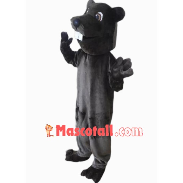 Black Hamster Mascot Costume