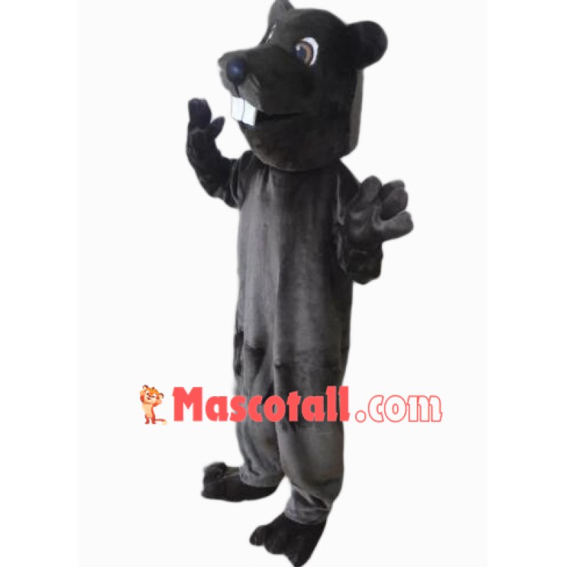 Black Hamster Mascot Costume