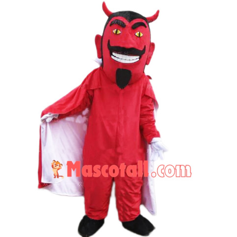 Red  Lightweight Devil Mascot Costume