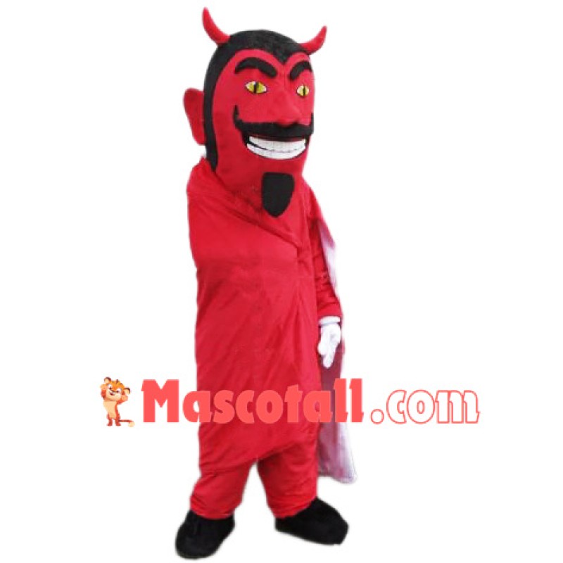 Red  Lightweight Devil Mascot Costume