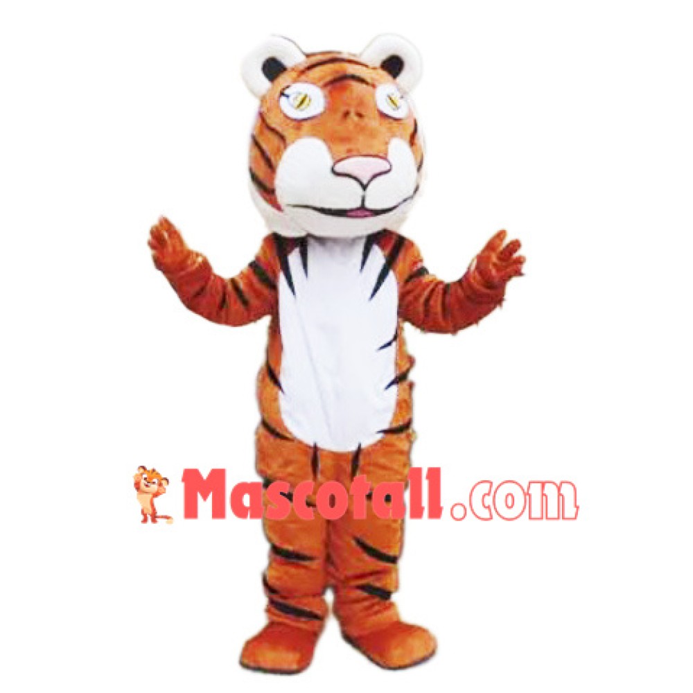 Cute Lightweight Tiger Mascot Costume