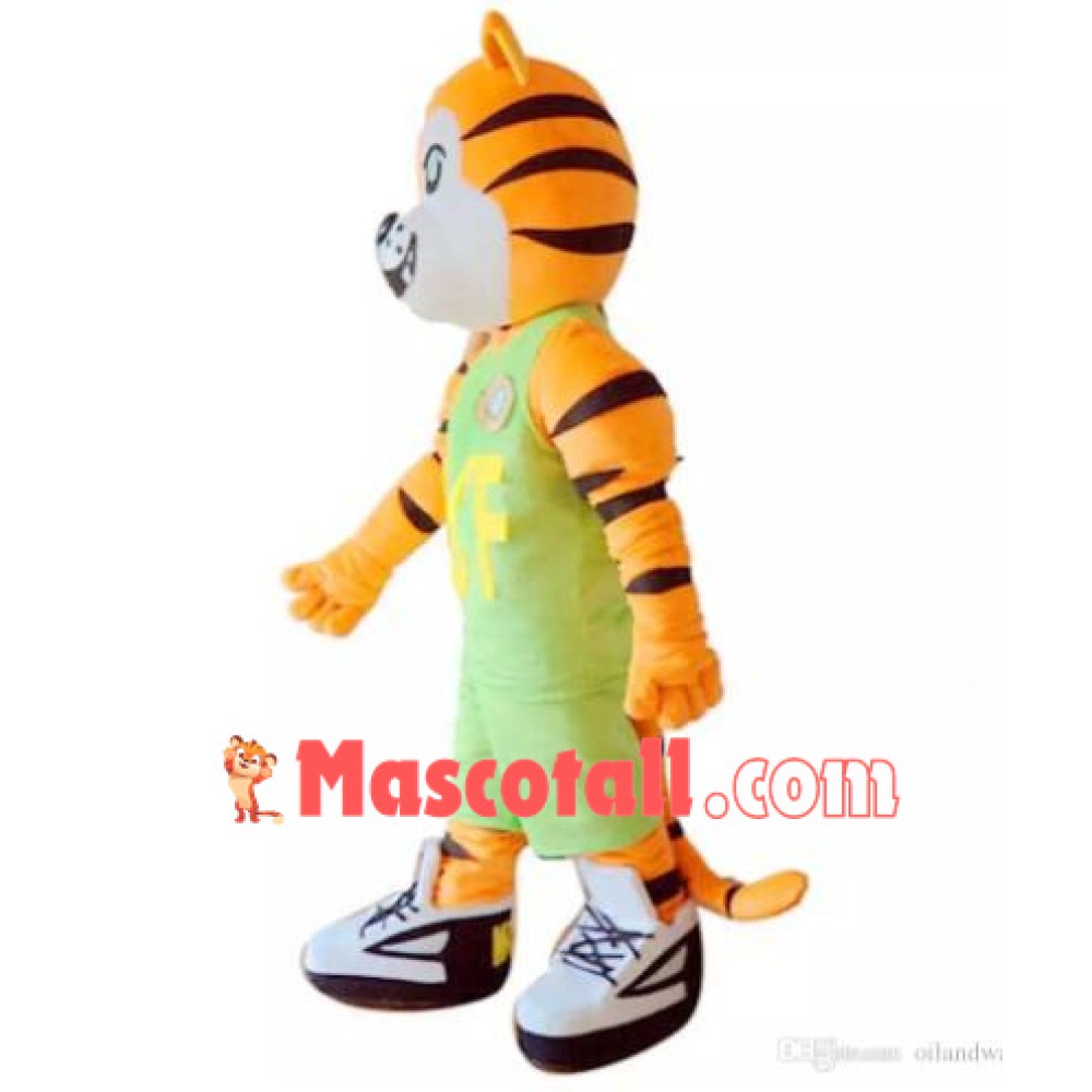 Sport Cartoon Tiger Mascot Costume