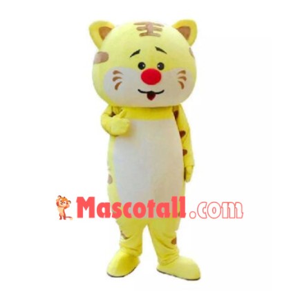 Cute King Tiger Mascot Costume