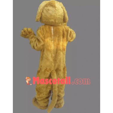 Yellow Lightweight Dog Mascot Costume
