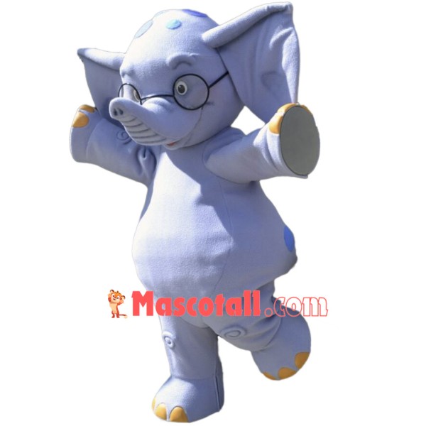 Happy Lightweight Elephant Mascot Costume