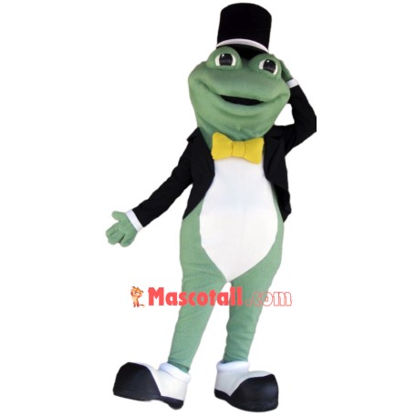 Gent Frog Mascot Costume