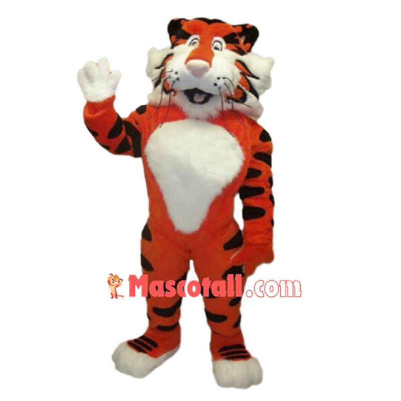 Friendly Lightweight Tiger Mascot Costume