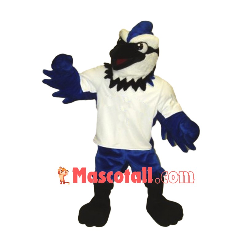 Fierce Lightweight Blue Jay Mascot Costume