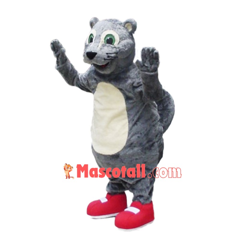 Happy Lightweight Squirrel Mascot Costume