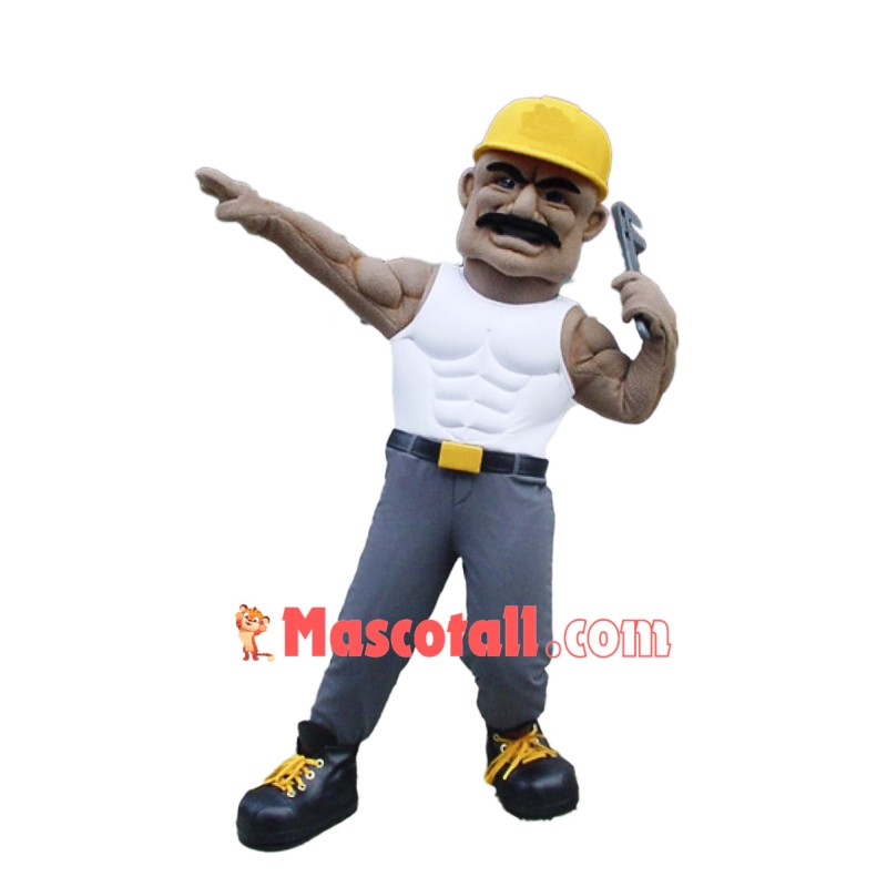 Roughneck Mascot Costume