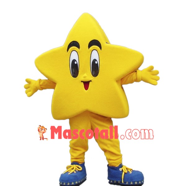 Happy Lightweight Star Mascot Costume