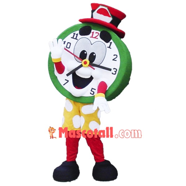 Top Quality Clock Mascot Costume