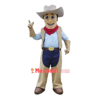Top Quality Cowboy Mascot Costume