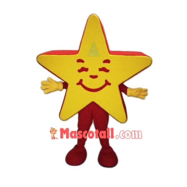 Smiling Lightweight Star Mascot Costume