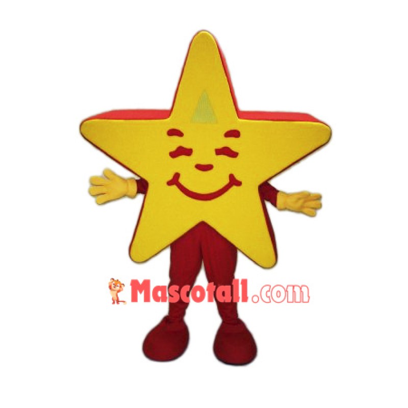 Smiling Lightweight Star Mascot Costume