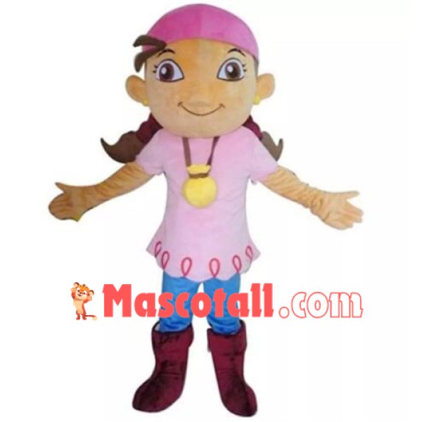 Pirate Izzy Mascot Costume