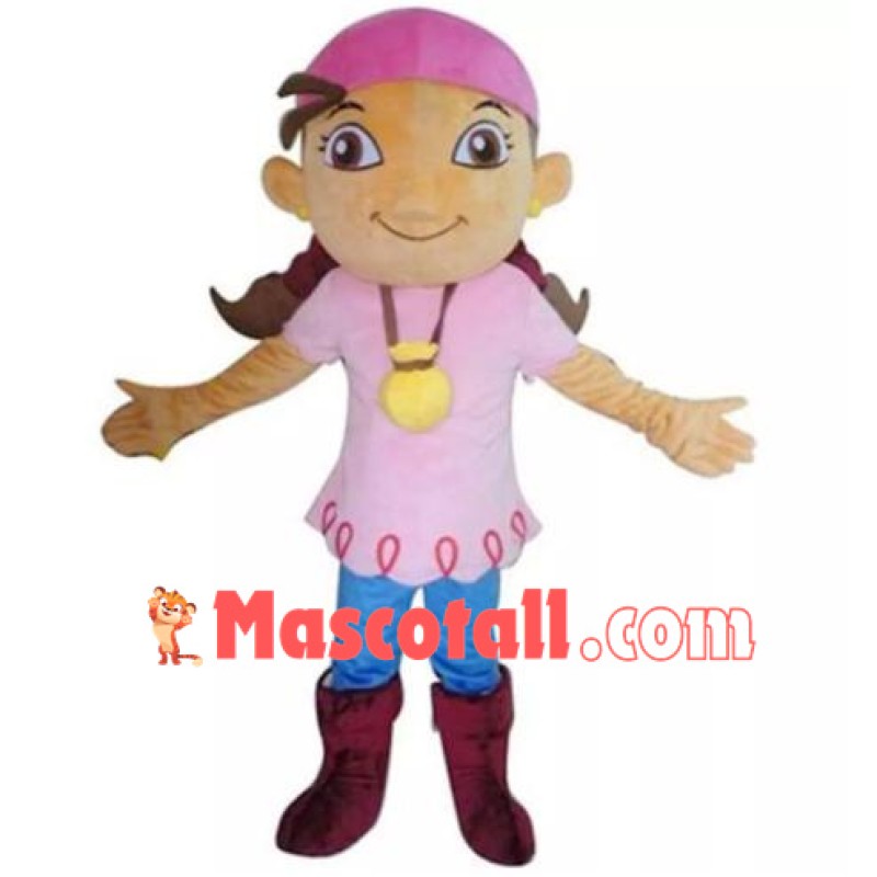 Pirate Izzy Mascot Costume