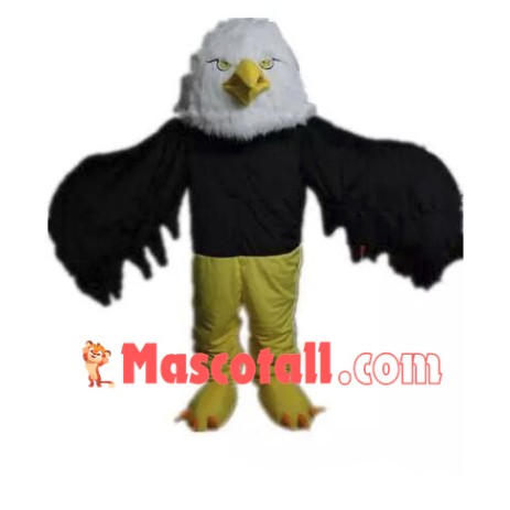 High Quality Black Eagle Mascot Costume
