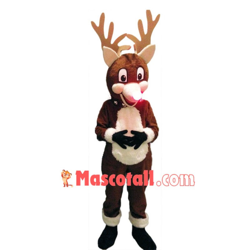 High Quality Christmas Reindeer Mascot Costume