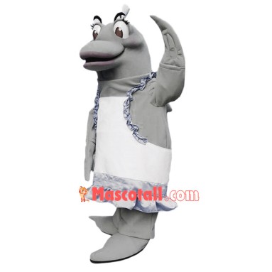 Chef Dolphin Mascot Costume