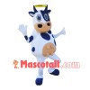 Friendly Lightweight Cow Mascot Costume