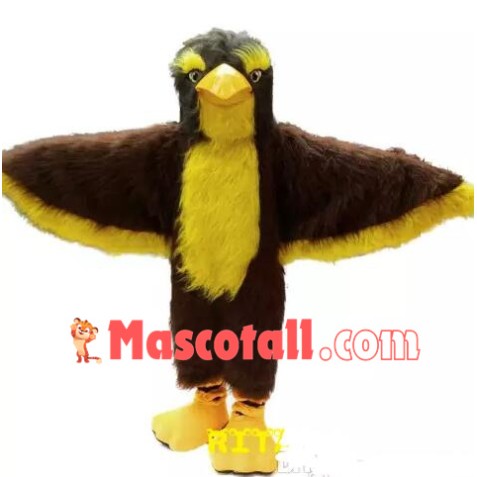 Brown Eagle Mascot Costume