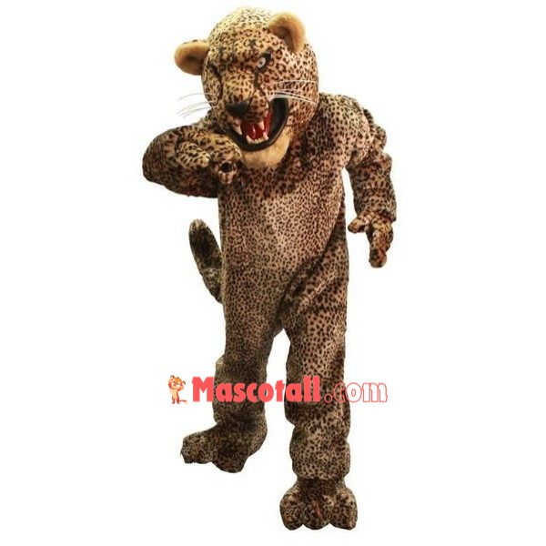 Fierce Lightweight Leopard Mascot Costume