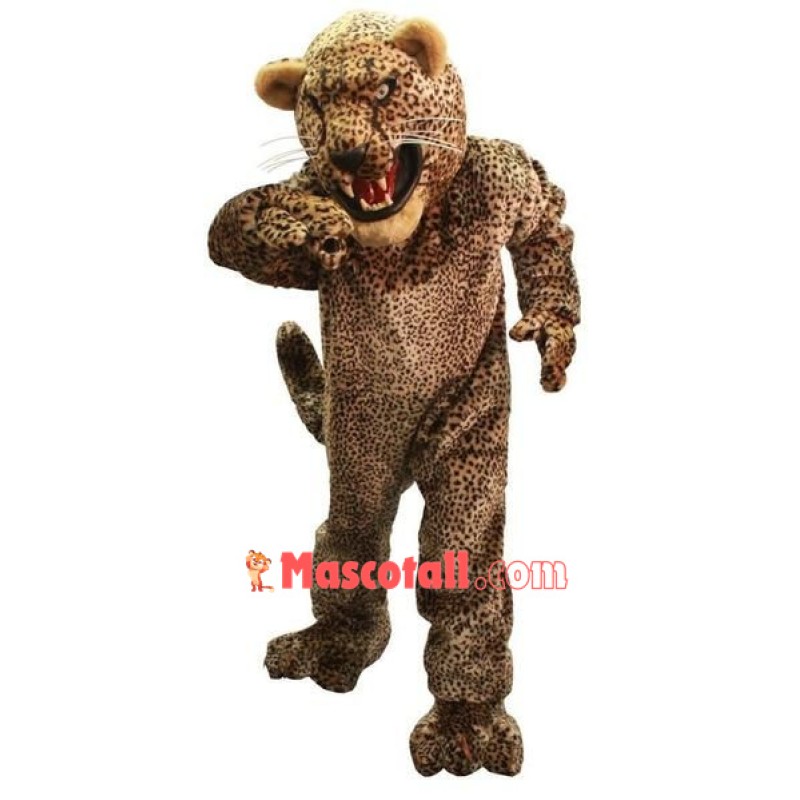Fierce Lightweight Leopard Mascot Costume