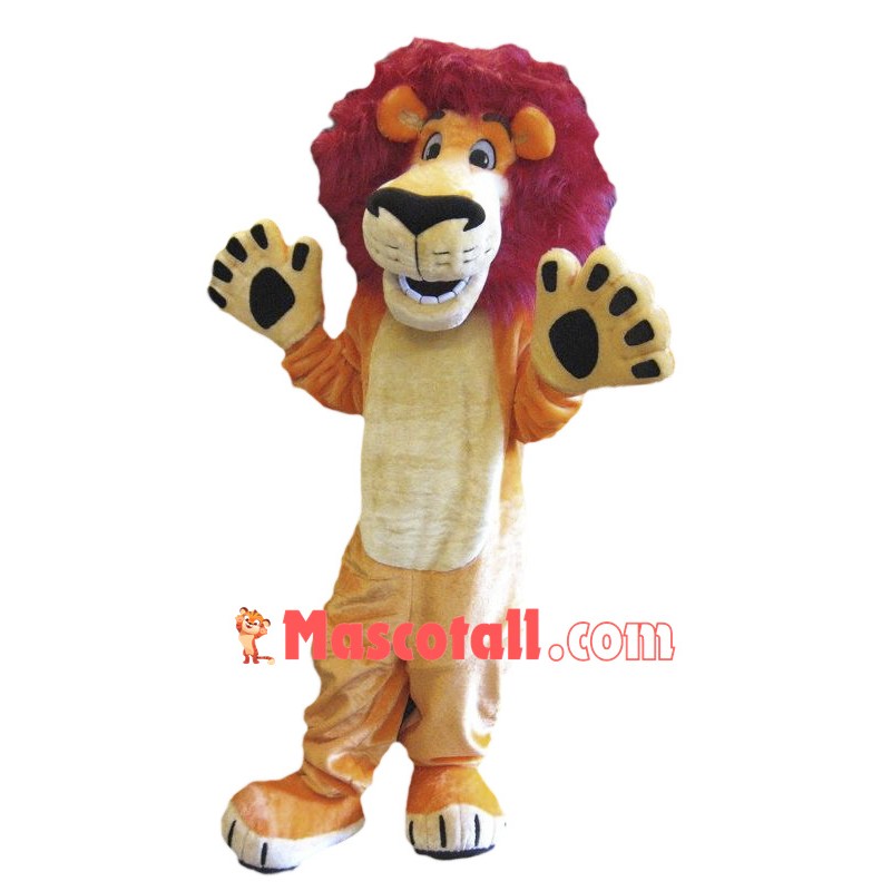 Friendly Lightweight Animal Lion Mascot Costume