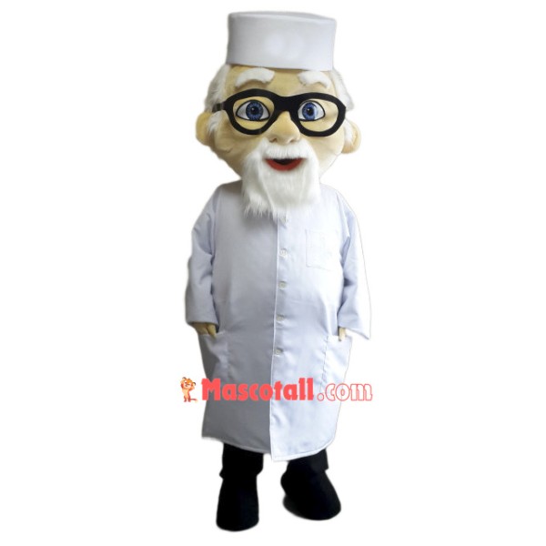 Old Doctor Mascot Costume