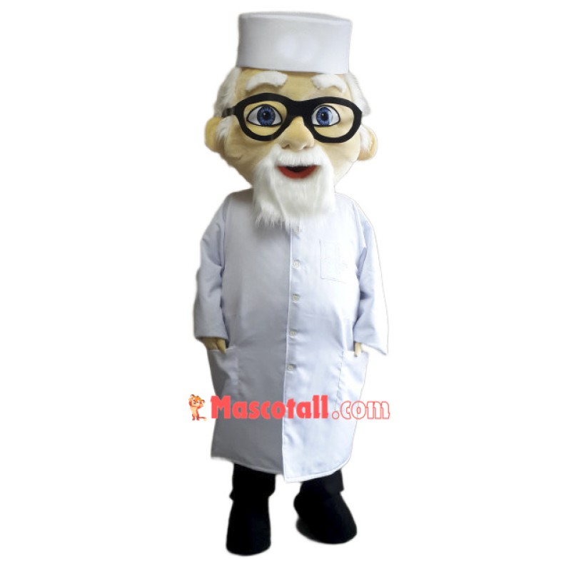 Old Doctor Mascot Costume