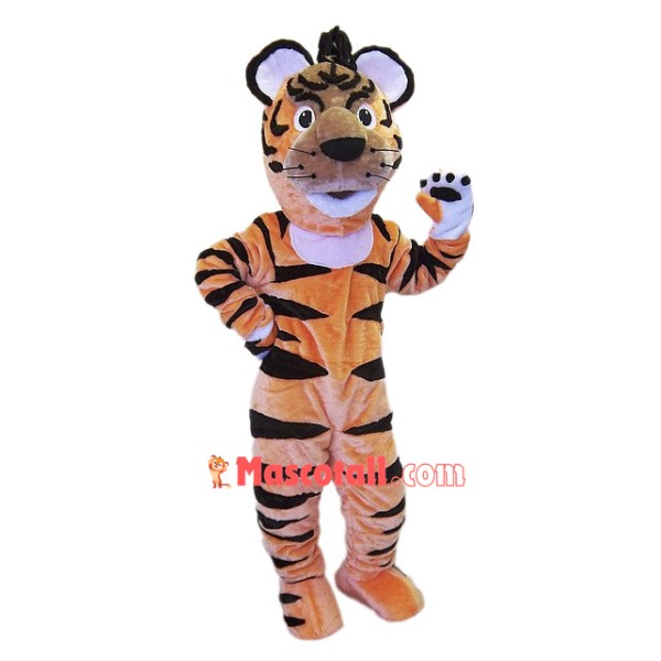 Happy Lightweight Animal Tiger Mascot Costume