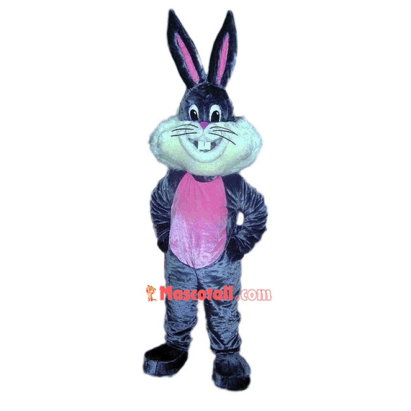 Happy Lightweight Bunny Rabbit Mascot Costume